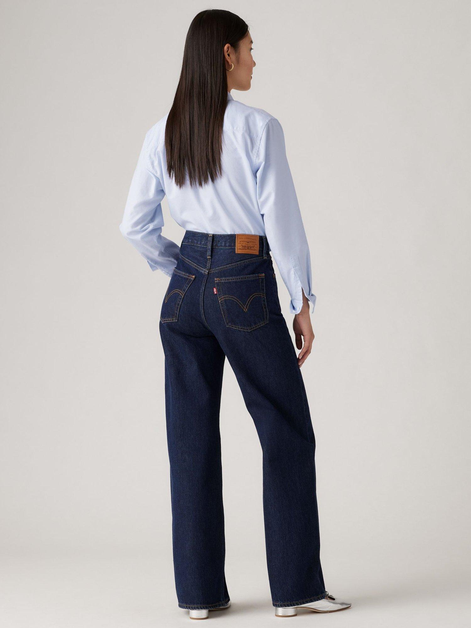 Product image 3 of 5, which shows Levi's Ribcage Ultra High Rise Jeans, Shaded View, W27/L32