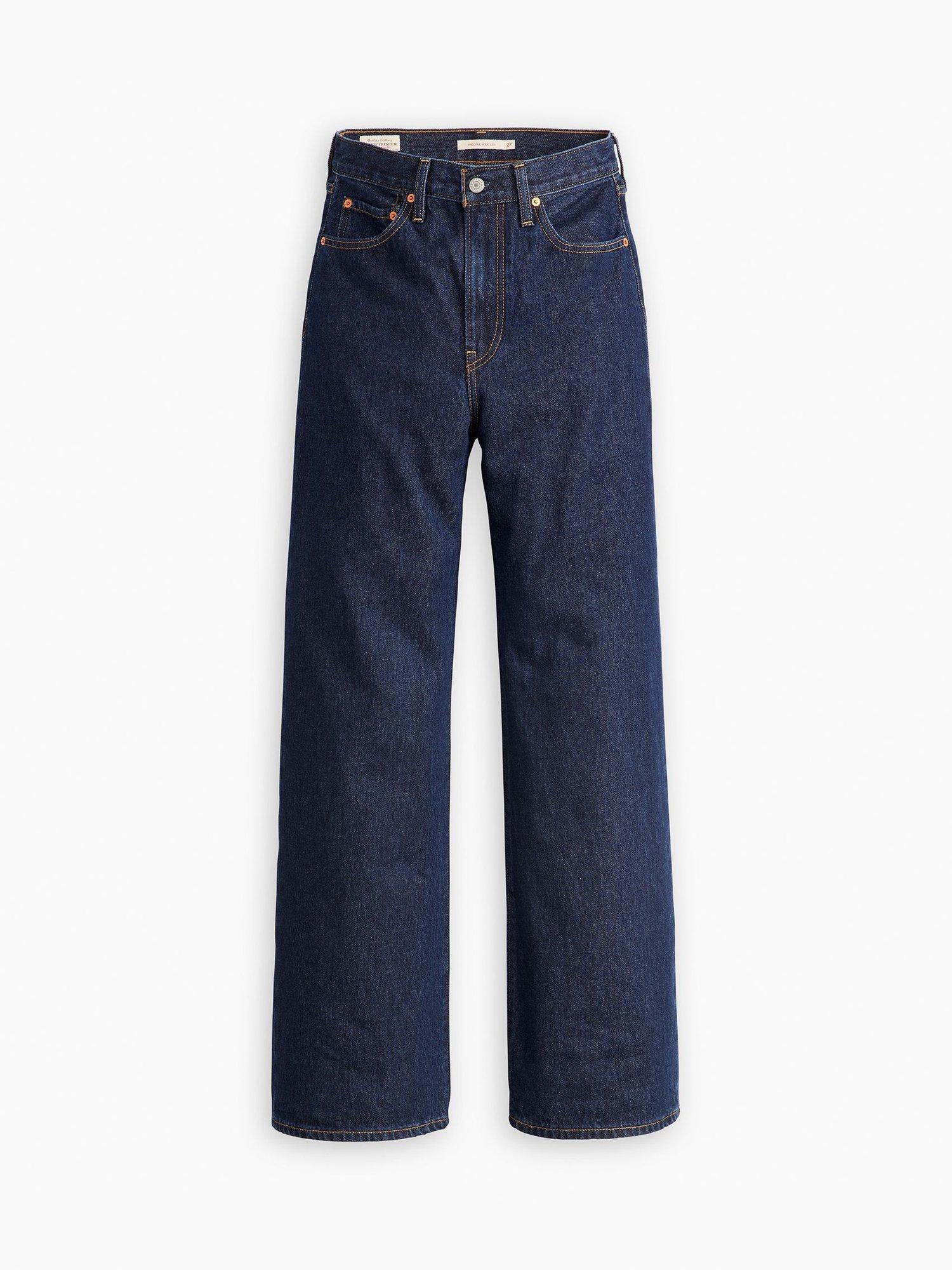 Product image 5 of 5, which shows Levi's Ribcage Ultra High Rise Jeans, Shaded View, W27/L32