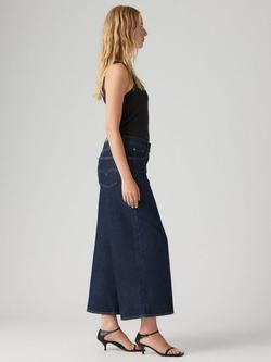Levi's XL Denim Culottes, Shaded View - view 2, Shaded View