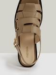 Reiss Marlie Leather Fisherman Sandals