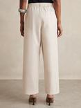 Reiss Osbourne Cropped Cotton Blend Taper Trousers