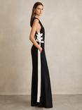 Reiss Emma Ladder Trim Detail Sleeveless Wide-Leg Jumpsuit