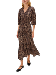 Rails Caterine Leopard Print Tiered Maxi Dress, Brown