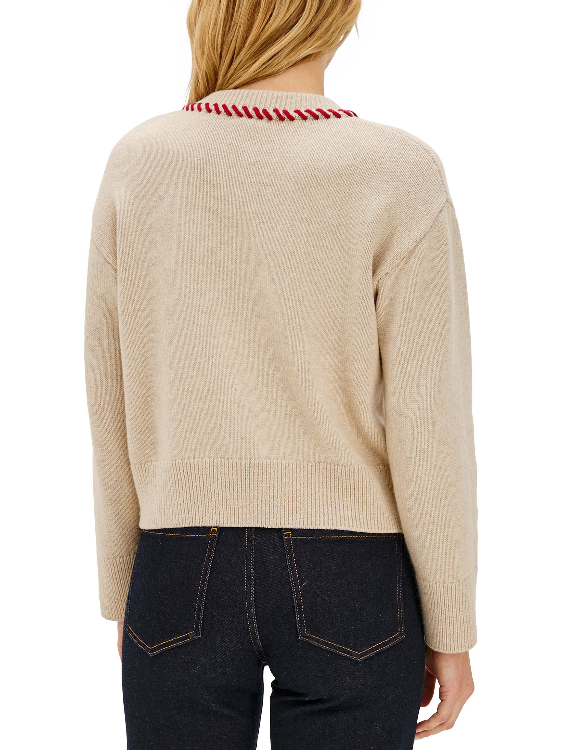 Product image 6 of 6, which shows Rails Mavie Flowers Cardigan, Beige/Multi, XS