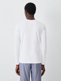 John Lewis Thermal Crew Neck Long Sleeve T-Shirt, White - view 2, White White