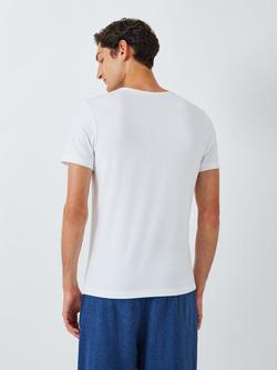 John Lewis Thermal Crew Neck Short Sleeve T-Shirt, Pack of 2 - view 2, White White