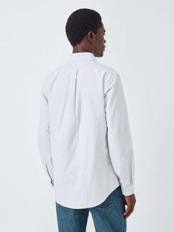 Ralph Lauren Cotton Stripe Long Sleeve Collar Shirt - view 2, Coastal Beige Stripe