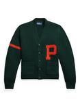 Polo Ralph Lauren Wool Varsity Cardigan, Navy Combo