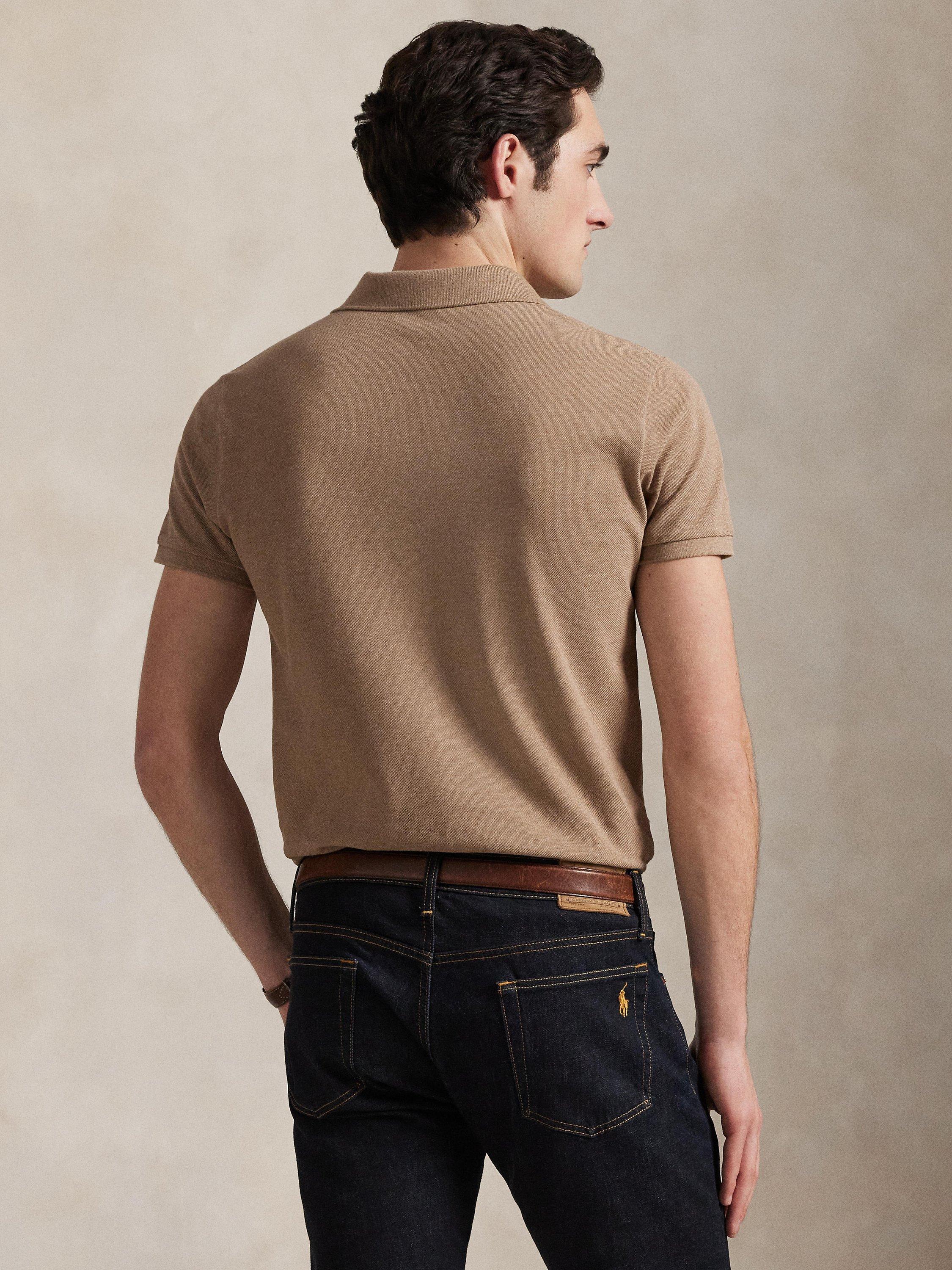 Polo Ralph Lauren Cotton Custom Slim Fit Short Sleeve Polo Shirt