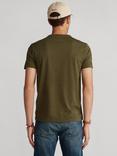 Polo Ralph Lauren Cotton Custom Slim Fit Short Sleeve Logo T-Shirt, Fa25 Deckwas Wh Bear