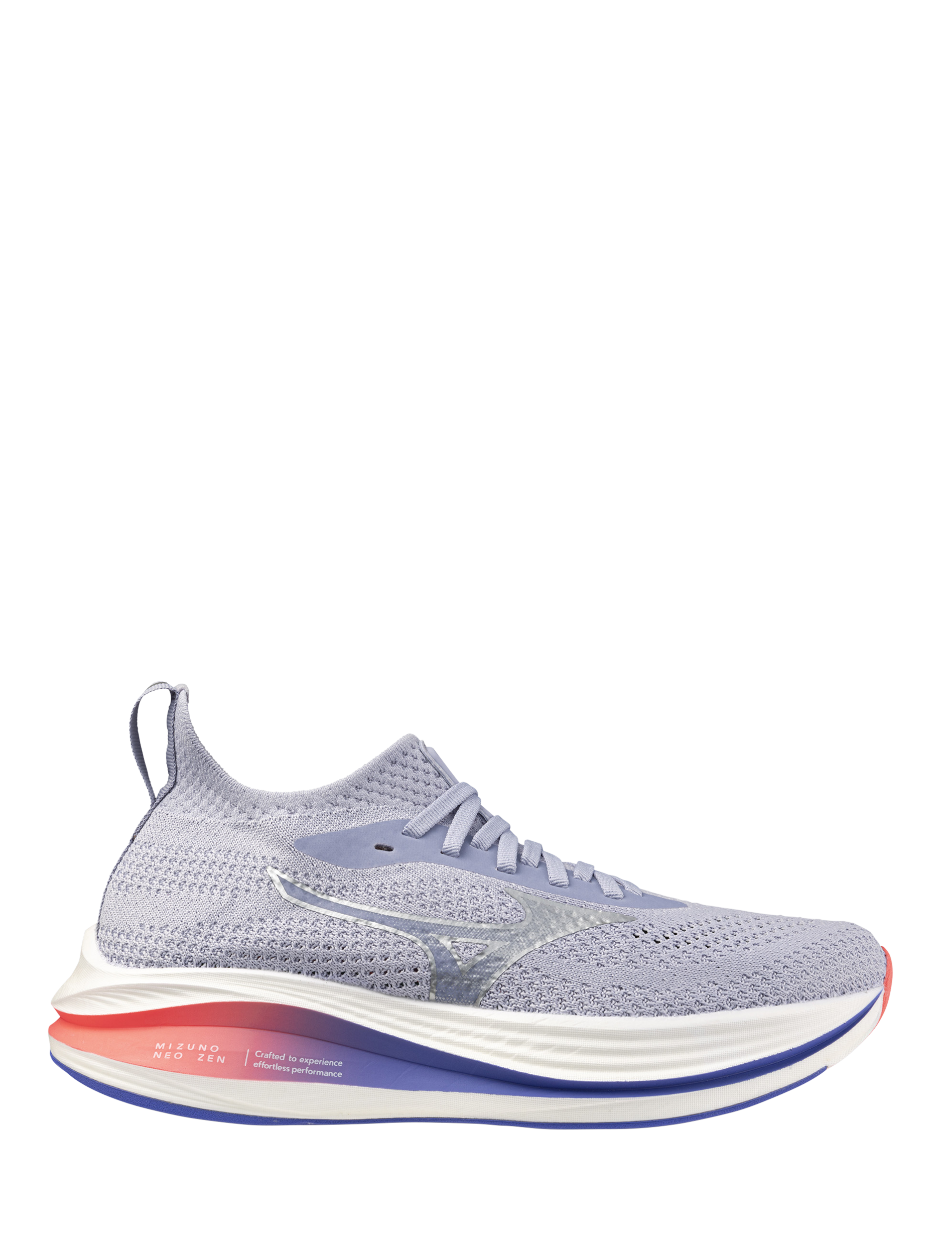 Product image 1 of 11, which shows Mizuno Neo Zen Trainers, Blue/Silver, 4.5