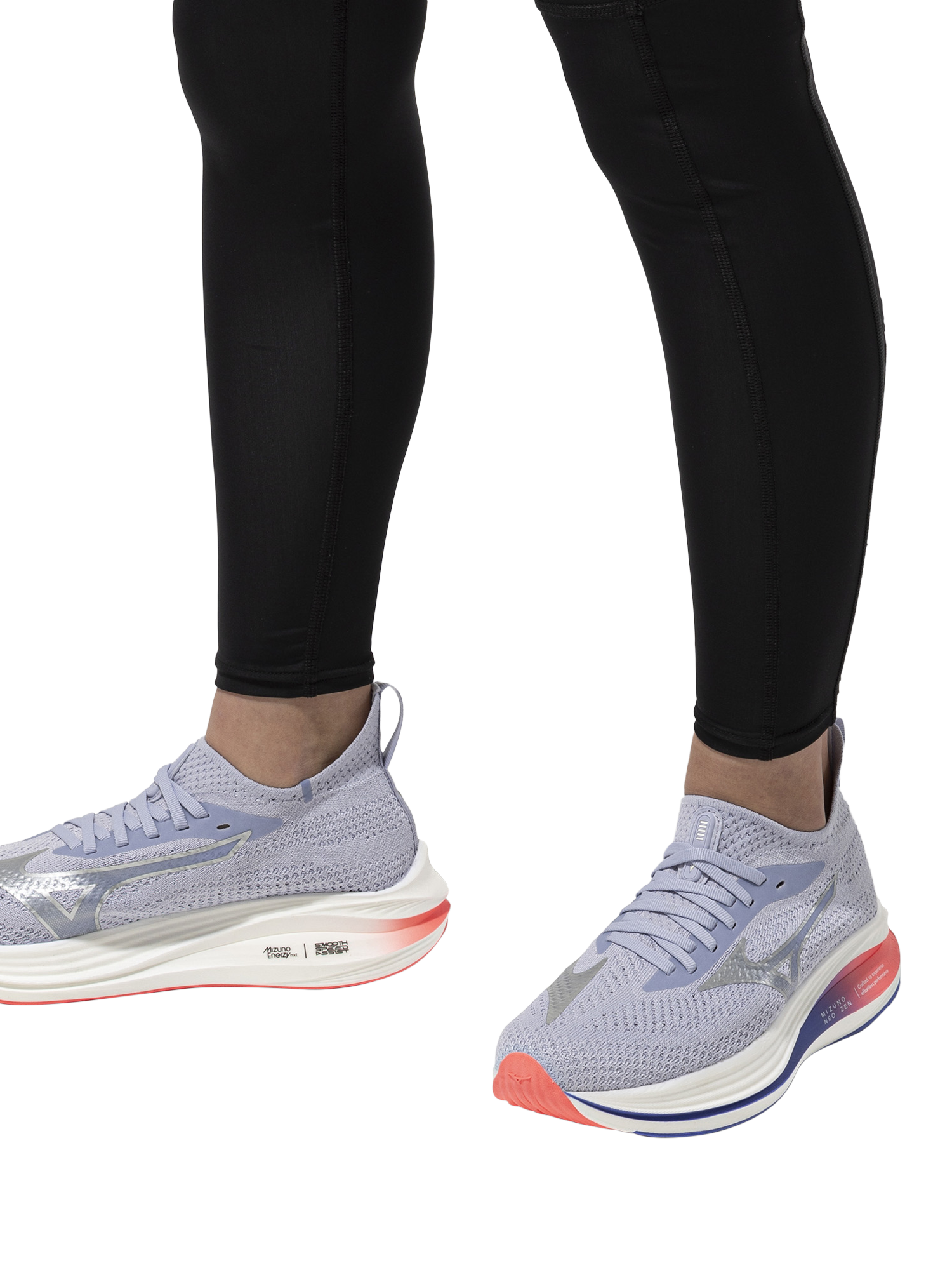 Product image 2 of 11, which shows Mizuno Neo Zen Trainers, Blue/Silver, 4.5