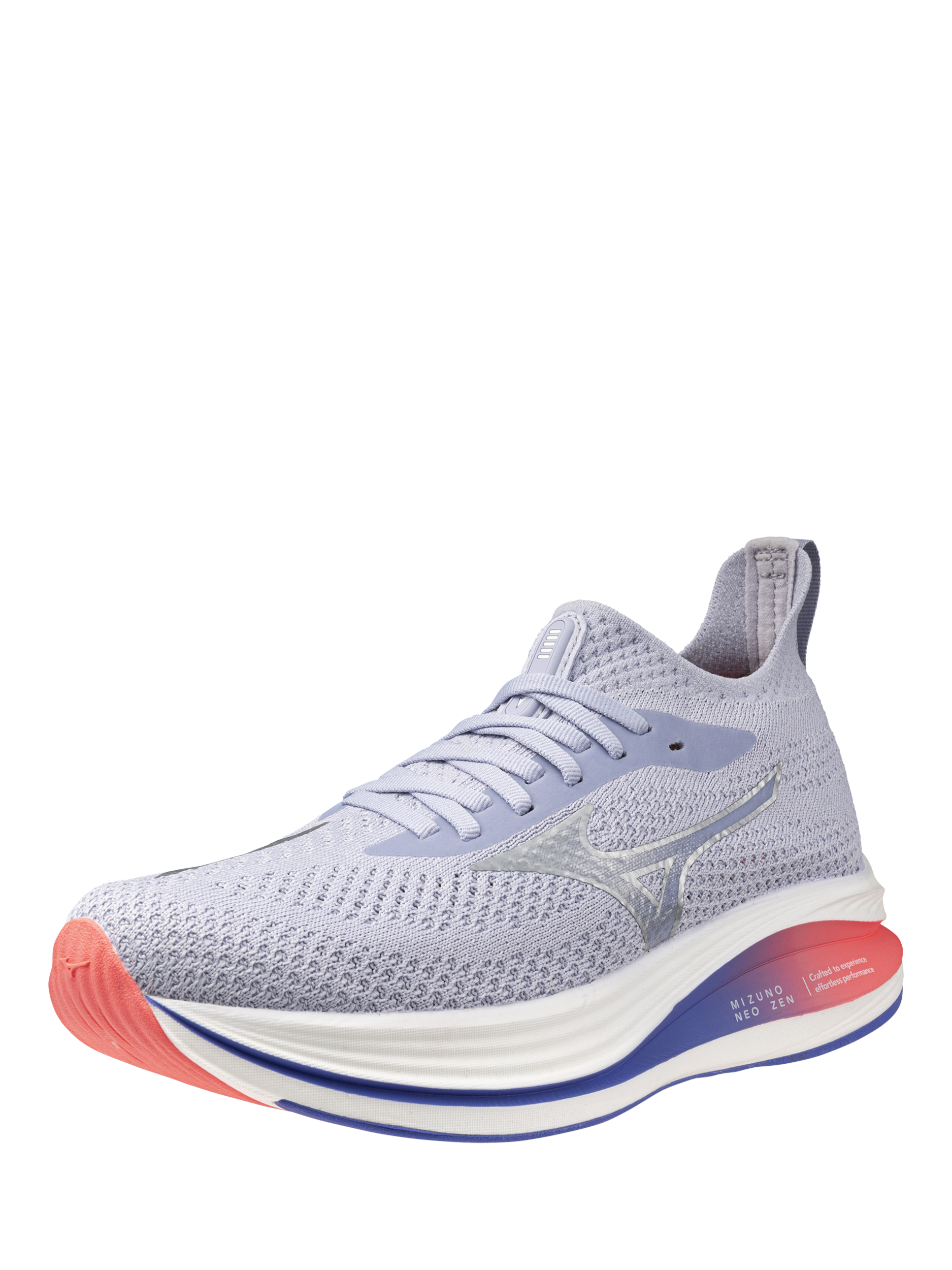 Product image 5 of 11, which shows Mizuno Neo Zen Trainers, Blue/Silver, 4.5