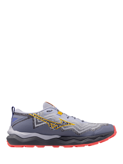 Mizuno Wave Daichi 9 Running Shoes, Blue/Citrus