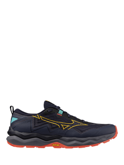 Mizuno Wave Daichi 9 Running Shoes, Baritone Blue/Citrus