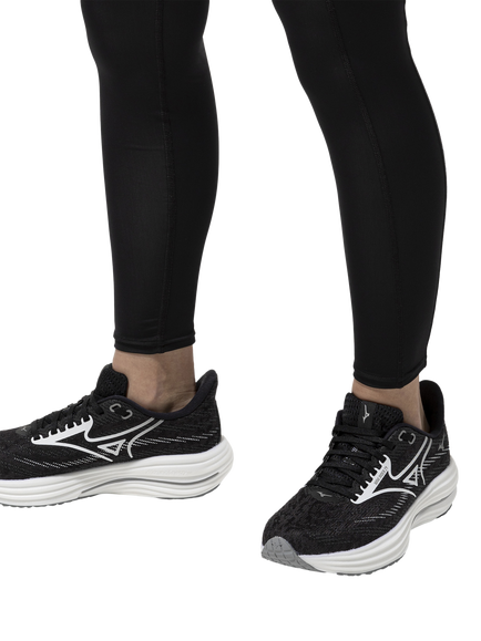 Mizuno Wave Rider 29 Running Shoes - view 2, Black Sand/White
