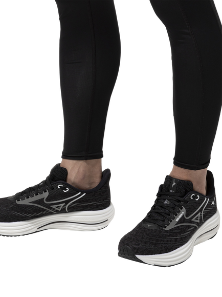 Mizuno Wave Rider 29 Running Shoes - view 2, Black Sand/Shade