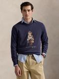 Polo Ralph Lauren Plush Cotton Blend Polo Bear Sweatshirt, Churchill Green