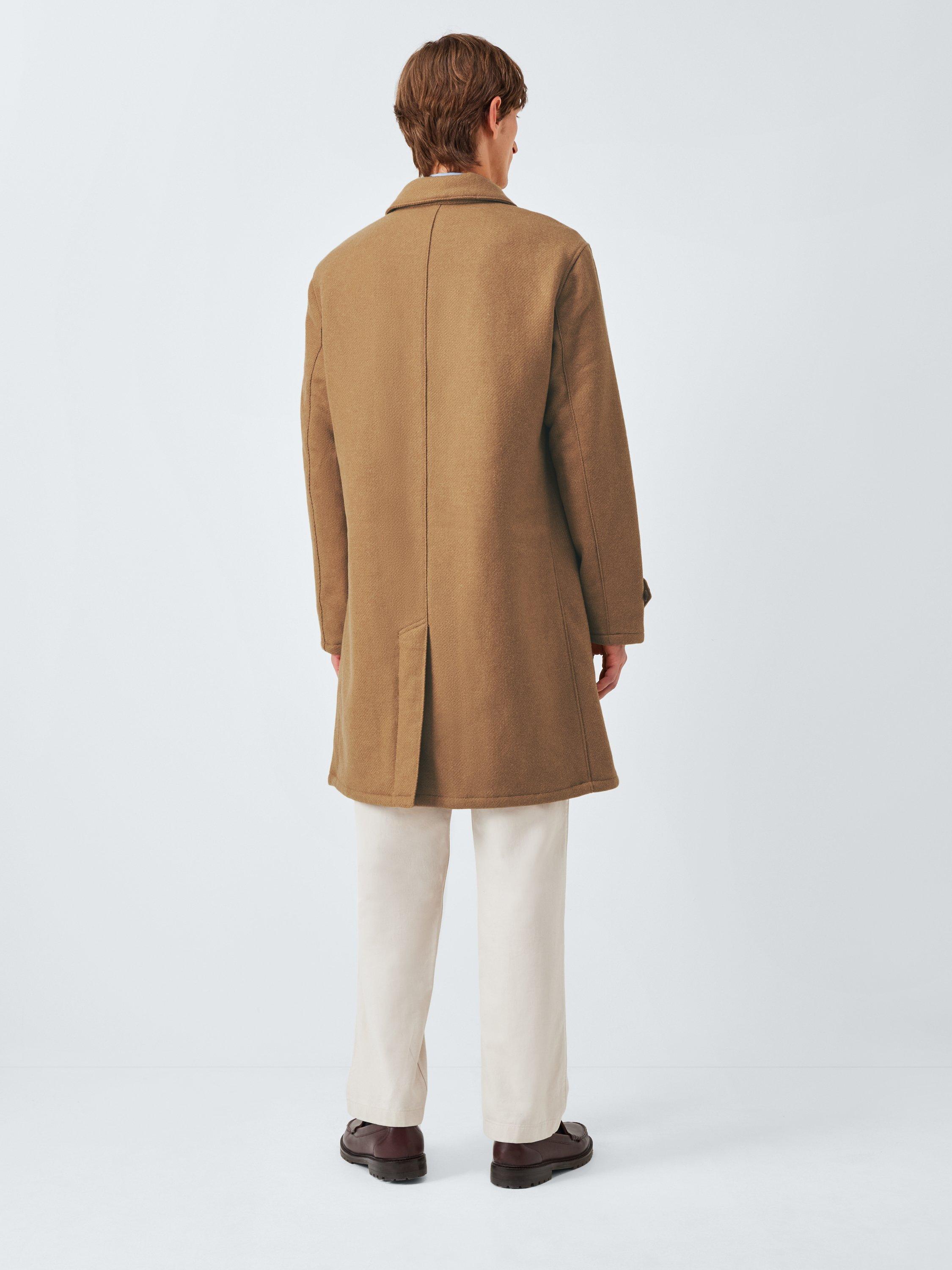 Product image 2 of 6, which shows Ralph Lauren Wool Car Coat, Tan, L