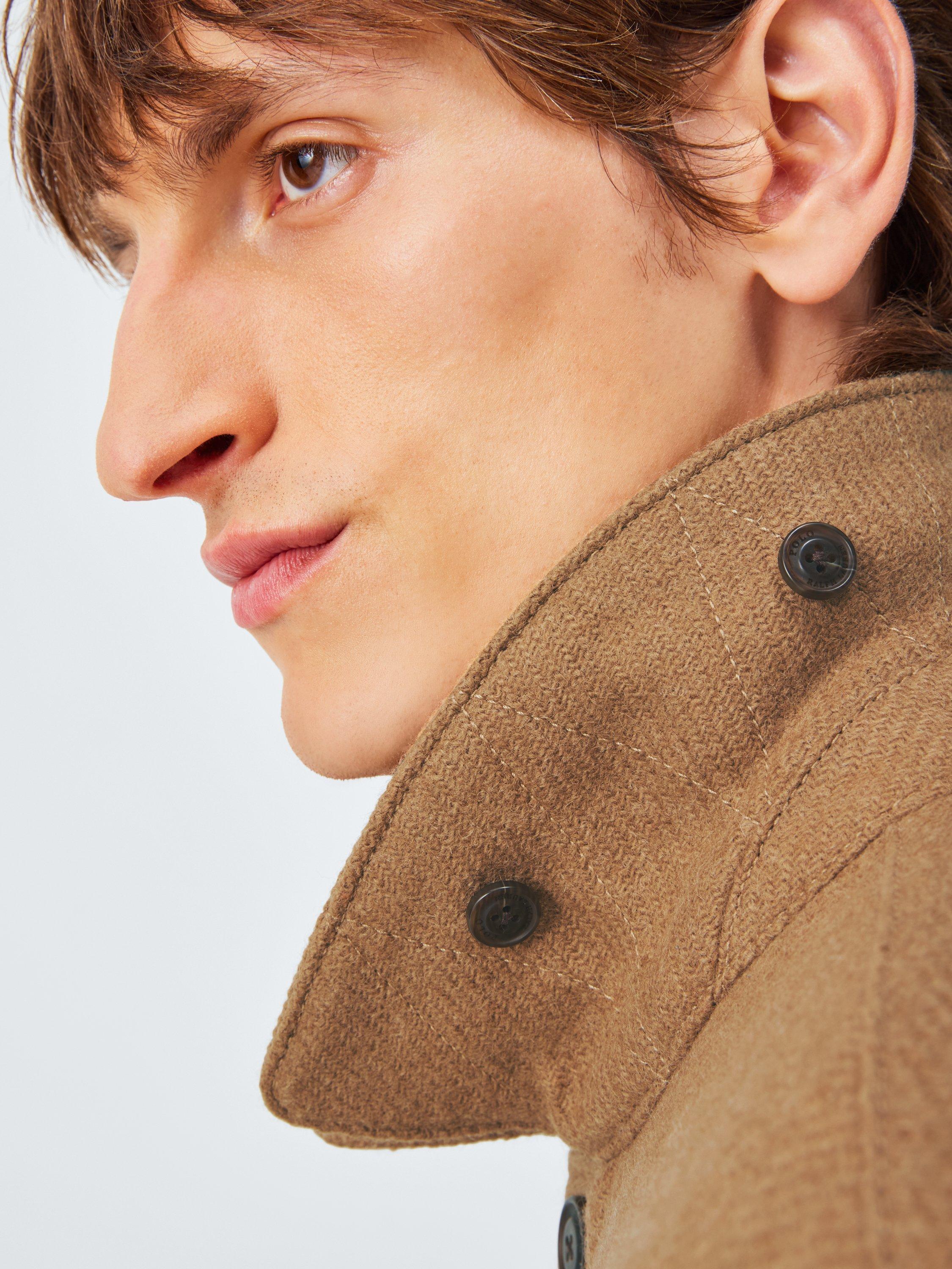 Product image 5 of 6, which shows Ralph Lauren Wool Car Coat, Tan, L