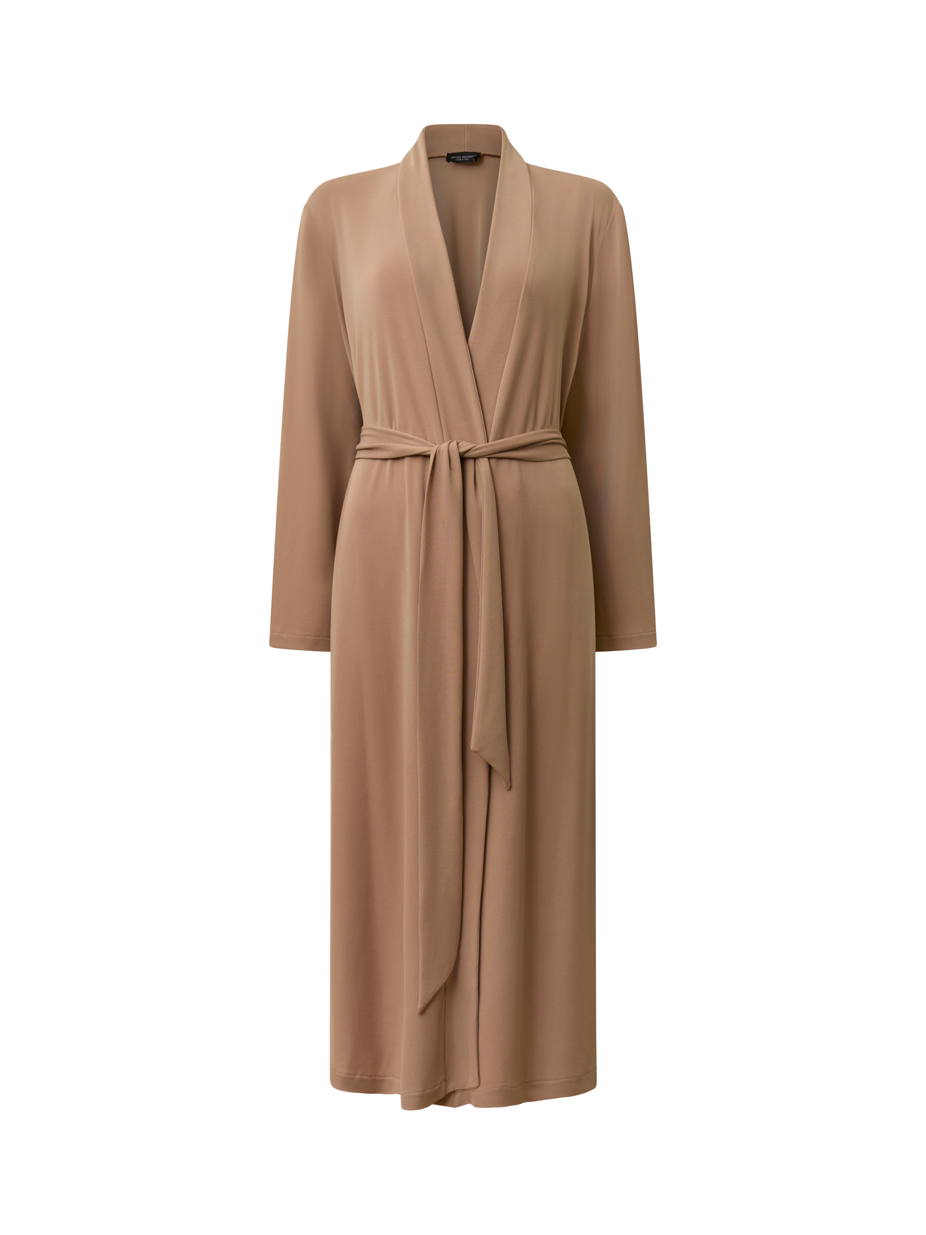 Product image 6 of 6, which shows James Lakeland Jersey Longline Cardigan, Camel, 8