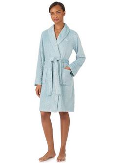 Ralph Lauren Lauren Ralph Lauren So Soft Long Robe, Blue