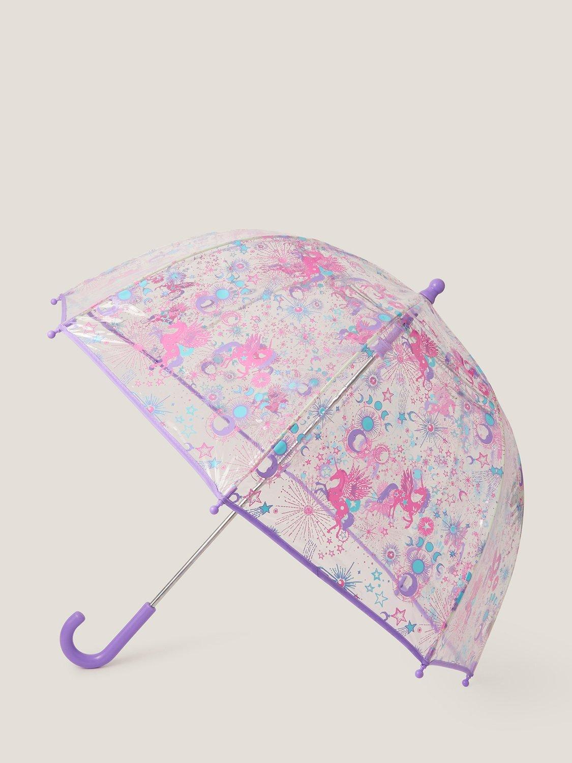 Product image 2 of 3, which shows Monsoon Kids' Cosmic Unicorn Umbrella, Multi, One Size