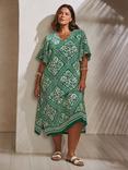 Live Unlimited Bandana Print Midi Dress