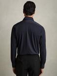 Reiss Voyager Long Sleeved Tailored Shirt, Navy