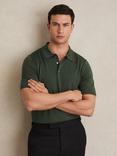 Reiss Manor Wool Short Sleeved Polo Shirt