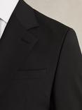 Reiss Promise Tailored Fit Wool Blend Suit Jacket, Black