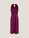 Monsoon Kids' Tia Halter Maxi Twist Prom Dress
