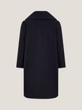 Monsoon Kids' Bow Collared Coat, Navy