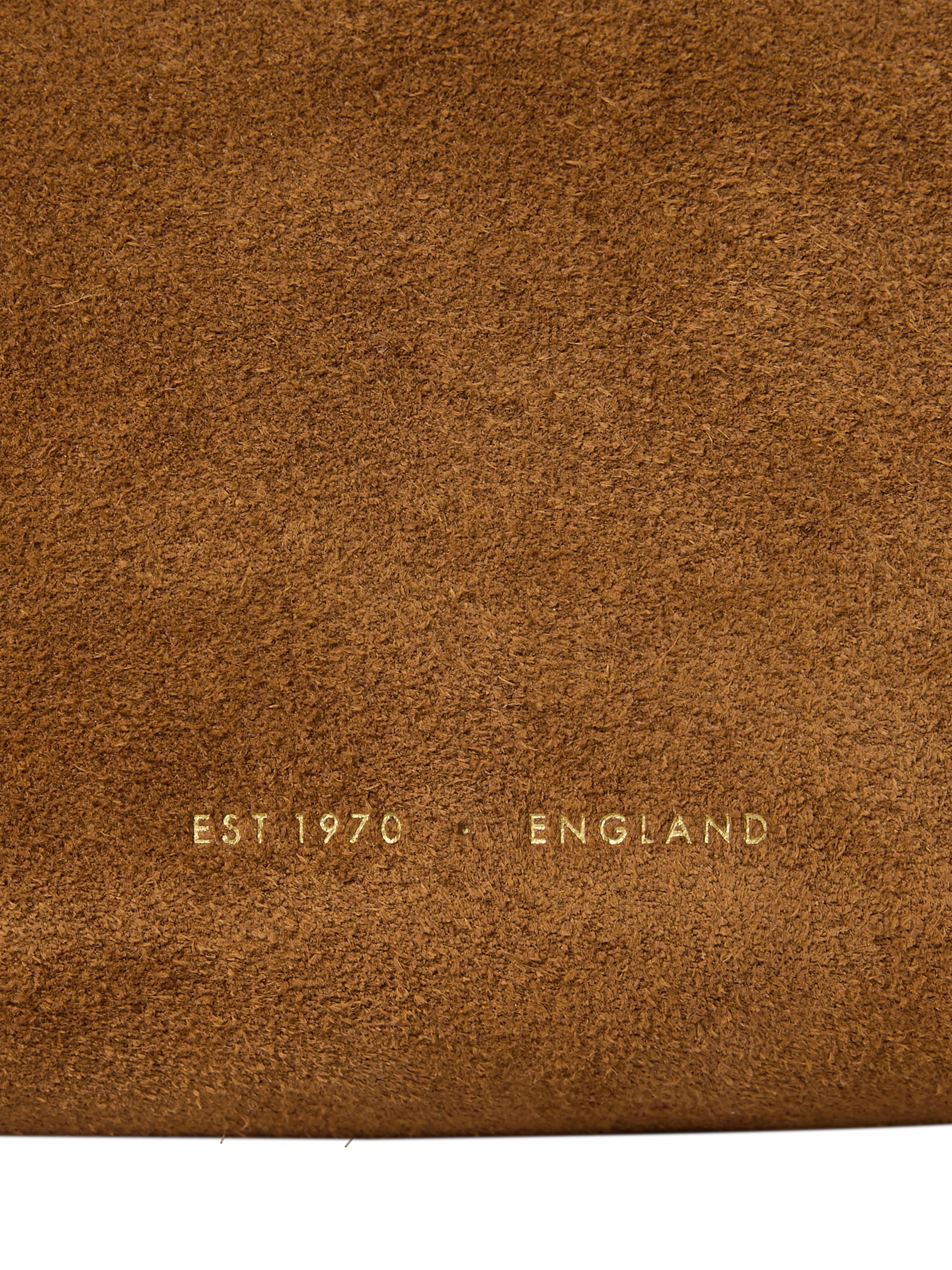 Product image 3 of 3, which shows Jigsaw Ava Suede Crossbody Bag, Tan