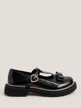 Monsoon Kids' Mary Jane Bow Patent Shoes, Black