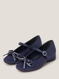 Monsoon Kids' Bow Ballet Heeled Shoes