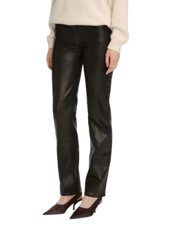 FRAME Le Sleek Straight Jeans, Black - view 2, Black