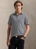 Polo Ralph Lauren Cotton Regular Fit Short Sleeve Striped Polo Shirt, Collection Navy