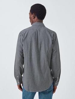 Ralph Lauren Cotton Check Long Sleeve Collar Shirt - view 2, Tide Pool Blue Hthr