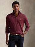 Ralph Lauren Polo Pony Long Sleeve Cotton Polo Shirt