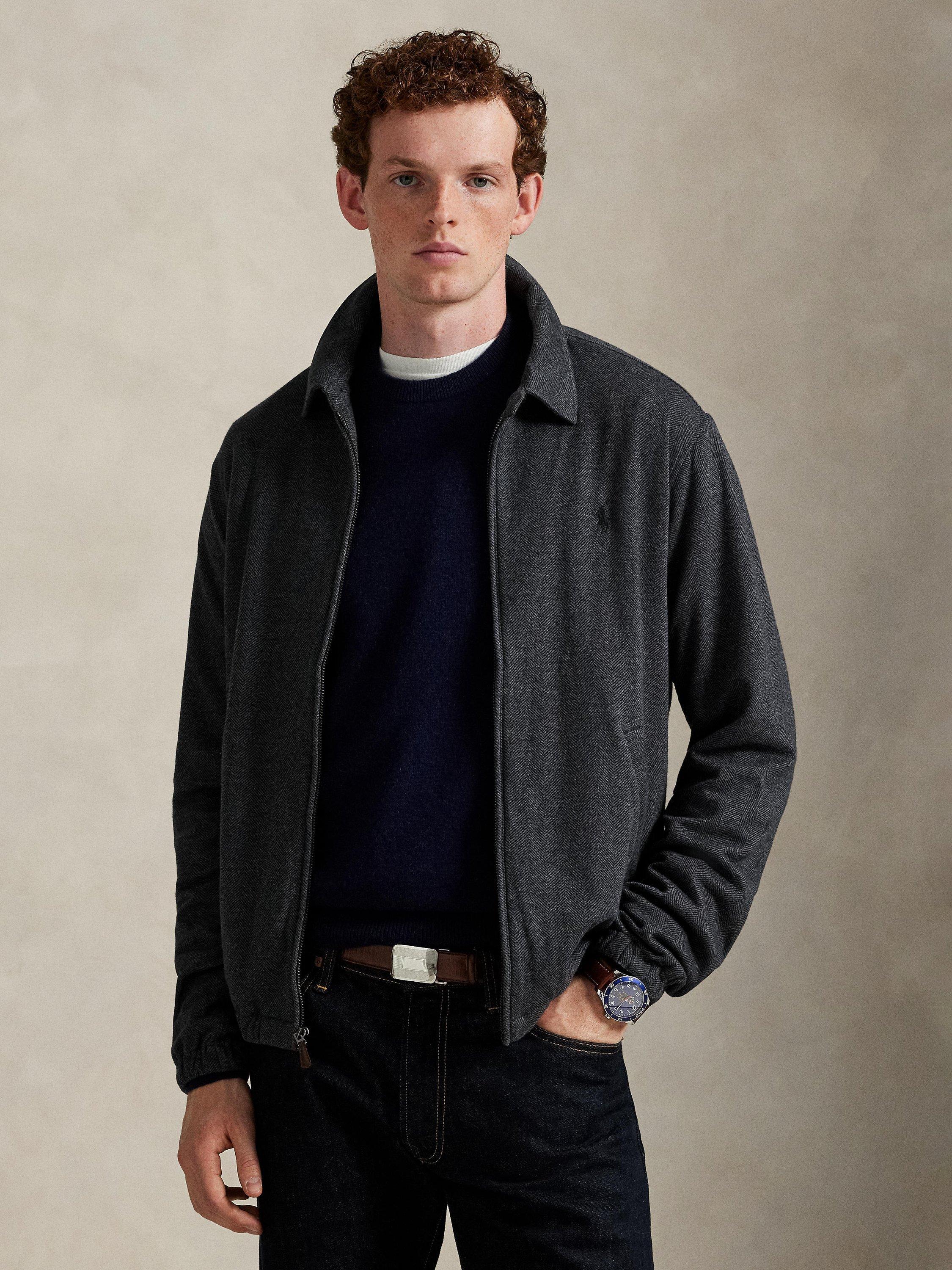 Product image 1 of 4, which shows Ralph Lauren Bayport Jacket, Barclay Heather, L