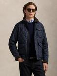 Polo Ralph Lauren Beaton Water-Repellent Quilted Jacket, College Navy Fa22