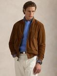 Polo Ralph Lauren Suede Flight Jacket, Country Brown