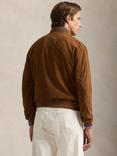 Polo Ralph Lauren Suede Flight Jacket, Country Brown