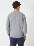 Crew Clothing Organic Cotton V-Neck Jumper, Marl Grey