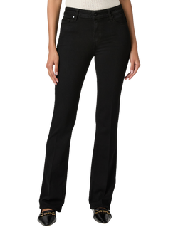 PAIGE High Rise Manhattan Bootcut Jeans - view 2, Black