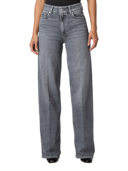 PAIGE Sasha High Rise Wide Leg Jeans - view 2, Smokey Grey