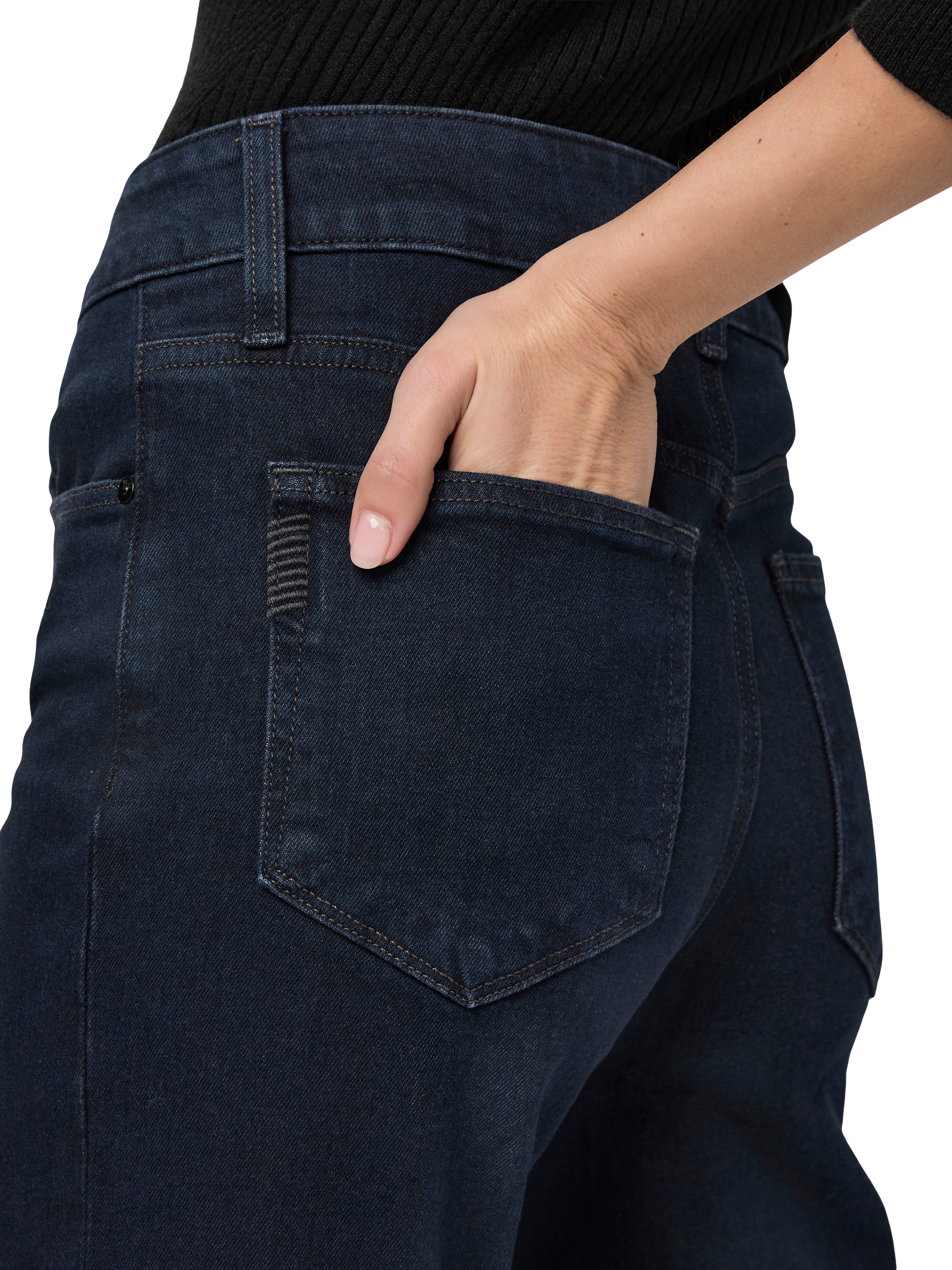 Product image 5 of 5, which shows PAIGE Sasha High Rise Wide Leg Jeans, Duchess, 24
