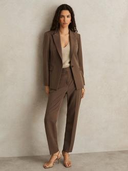 Reiss Gabi Slim Fit Tailored Trousers, Mink Neutral
