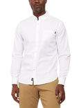 Dockers Slim Fit 2 Button Collar Oxford Shirt, White